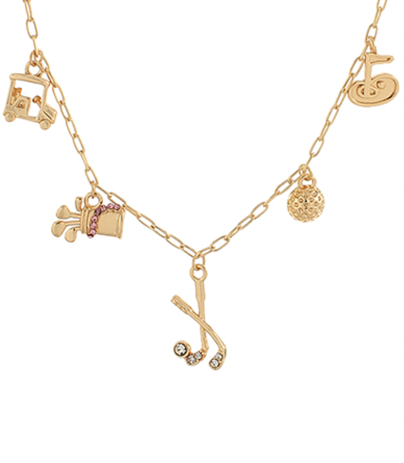 Golf Charm Necklace