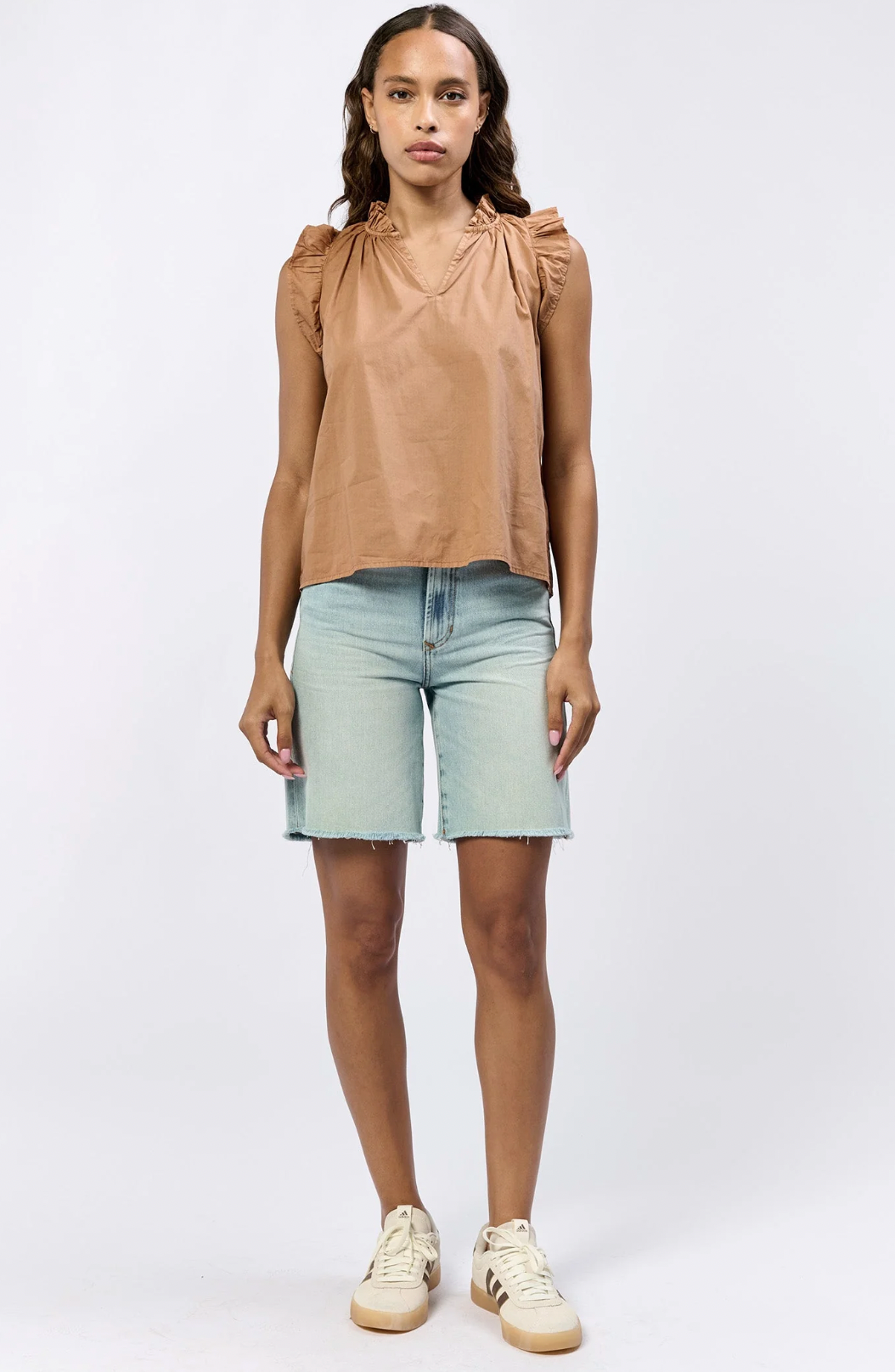 Puja Ruffle Sleeve Blouse