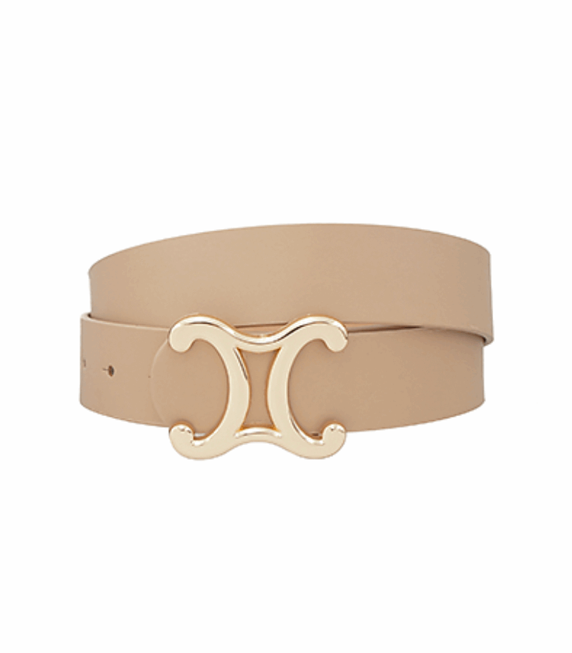 Mirrored C Buckle Belt