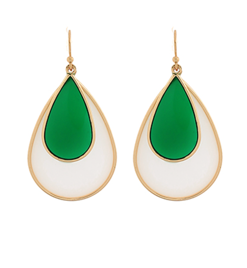 Acrylic Teardrop Earrings