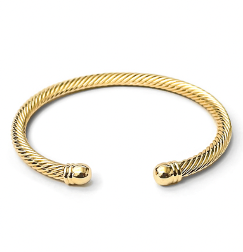 Twist Cable Cuff Bracelet