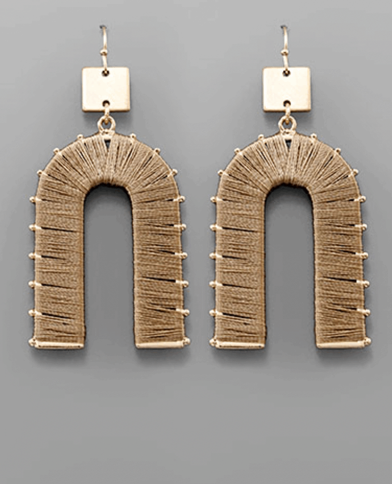 Arch Thread Earrings