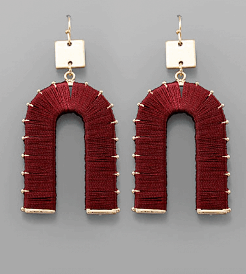 Arch Thread Earrings