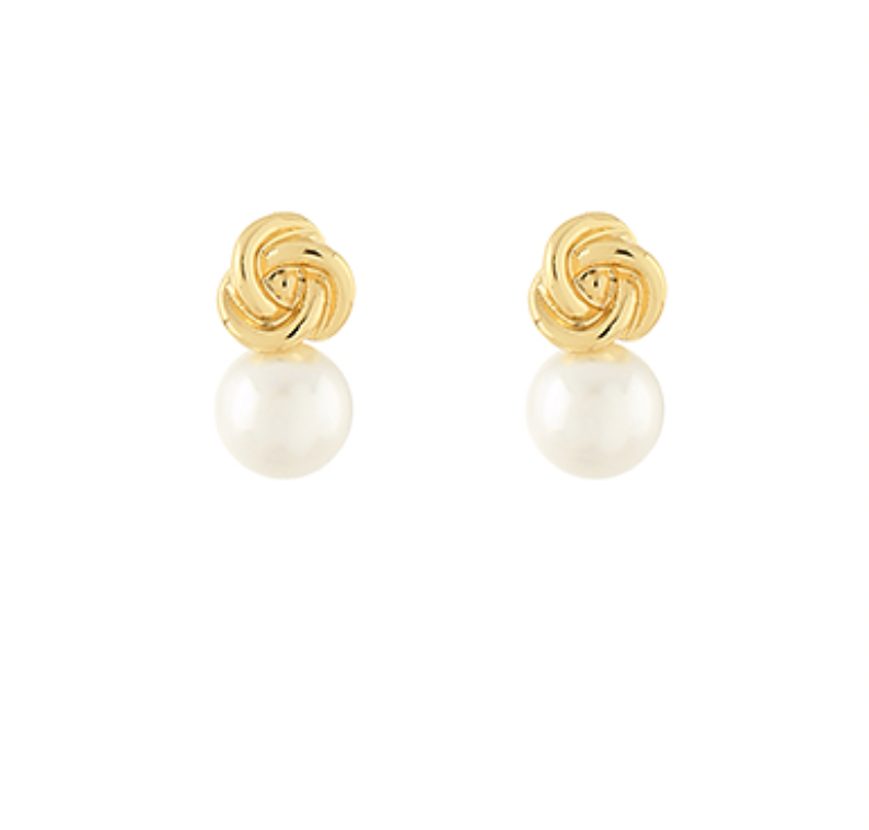 Twisted Pearl Earrings