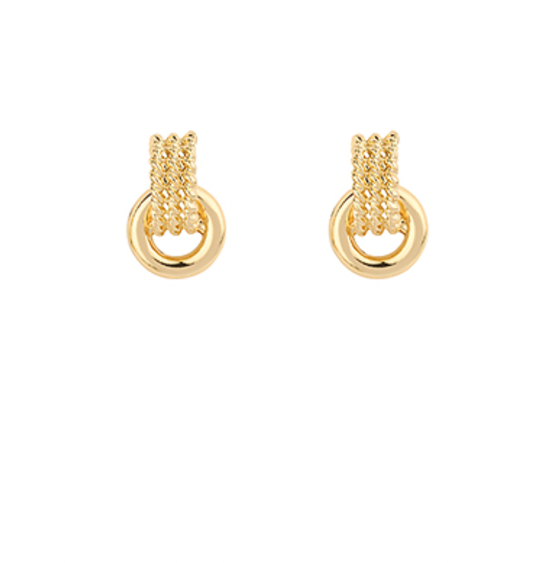 Rope Door Knocker Earrings