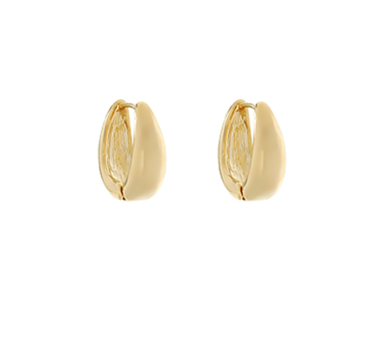 Bold Oval Hoop Earrings