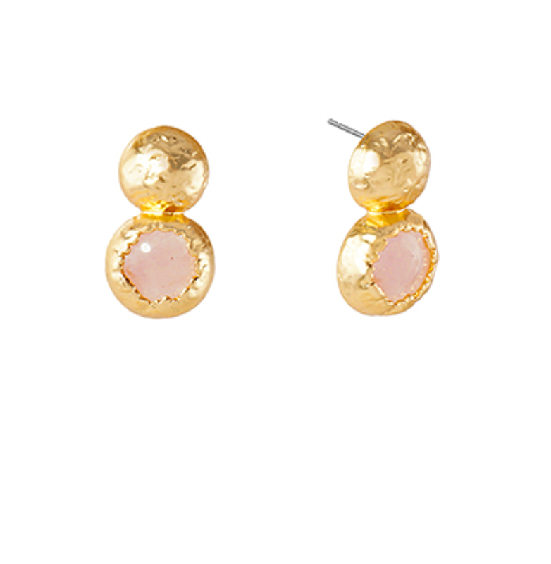 Dome Stone Earrings