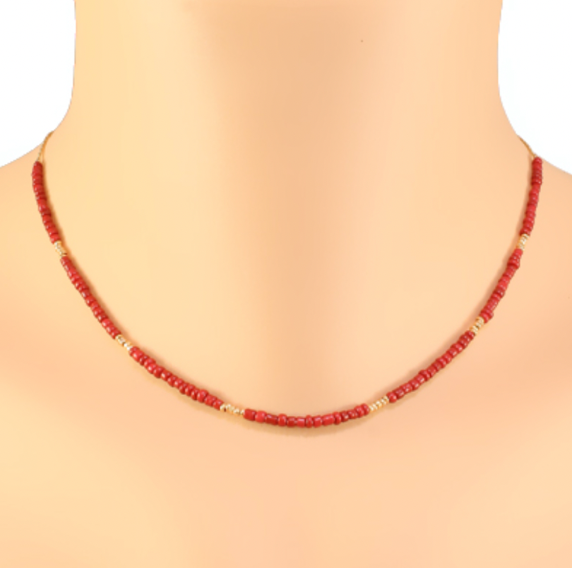 Louisville Red Choker Necklace