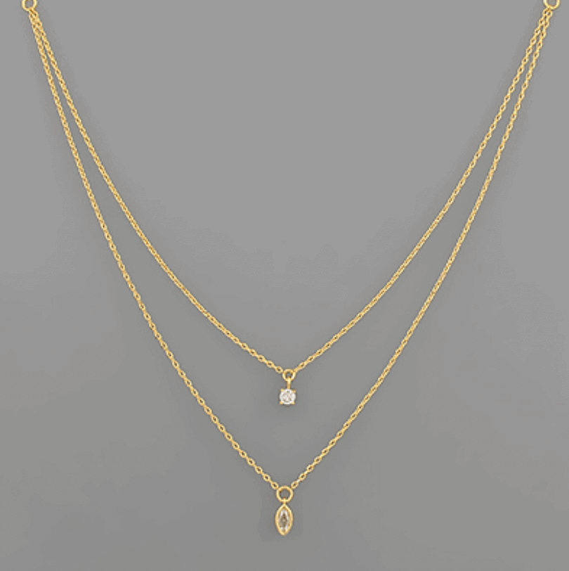 Dual Charm Necklace