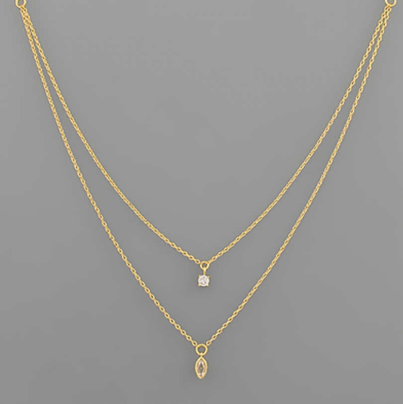 Dual Charm Necklace