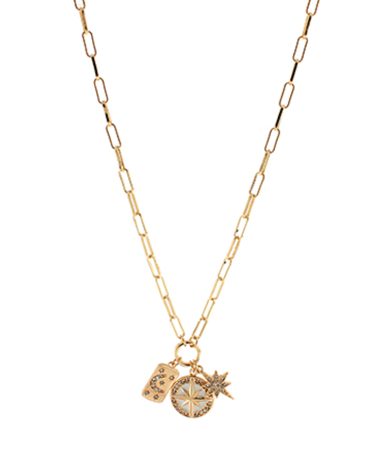 Starburst Charm Necklace