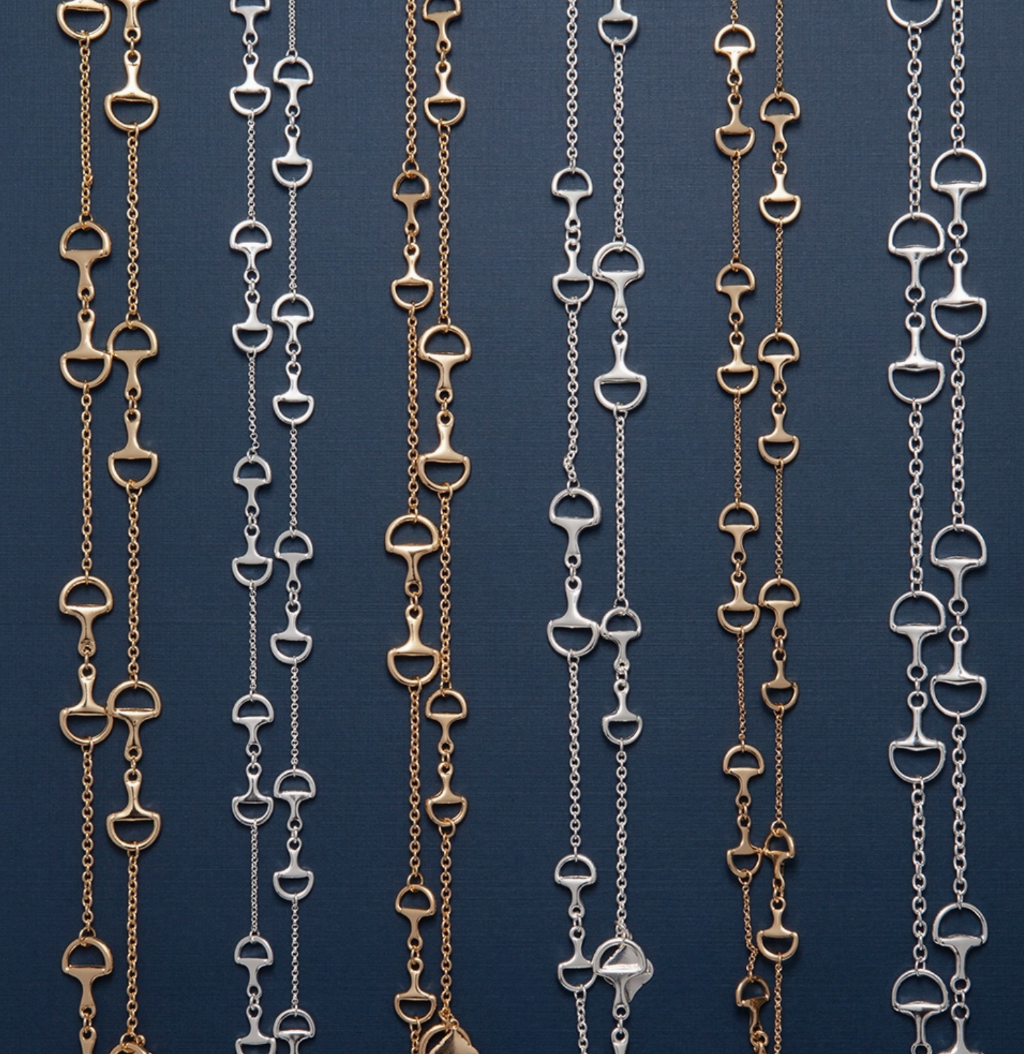 Long Horsebit Necklace