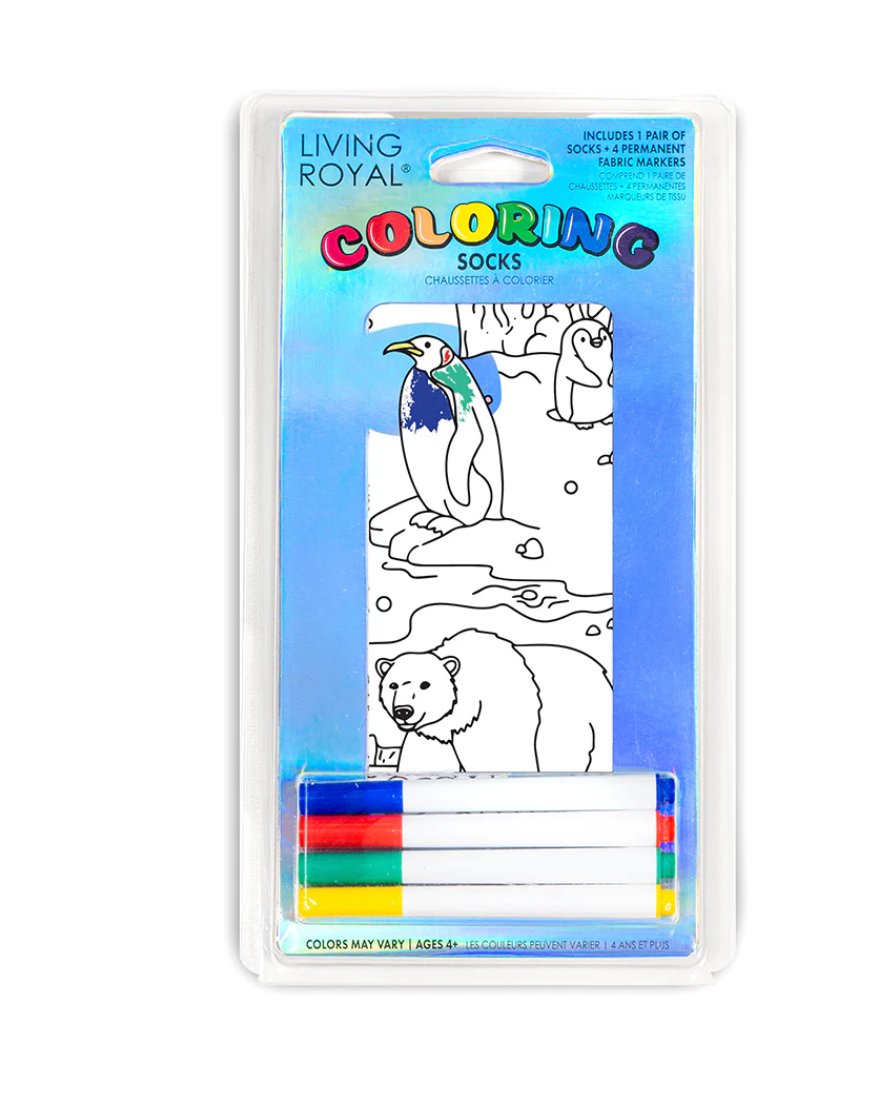 Kids- Coloring Socks
