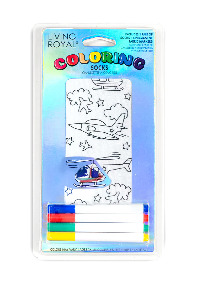 Kids- Coloring Socks