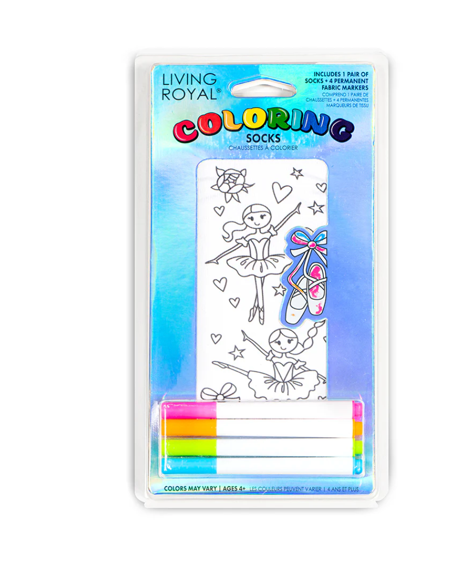 Kids- Coloring Socks