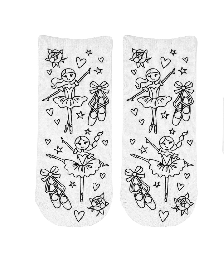 Kids- Coloring Socks