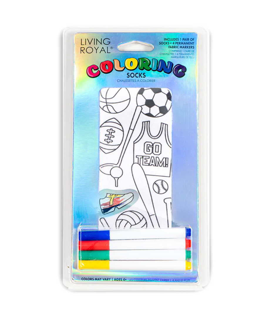 Kids- Coloring Socks