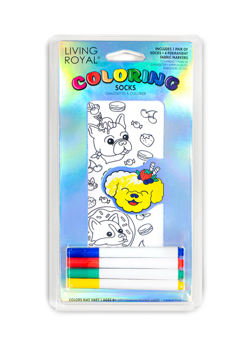 Kids- Coloring Socks