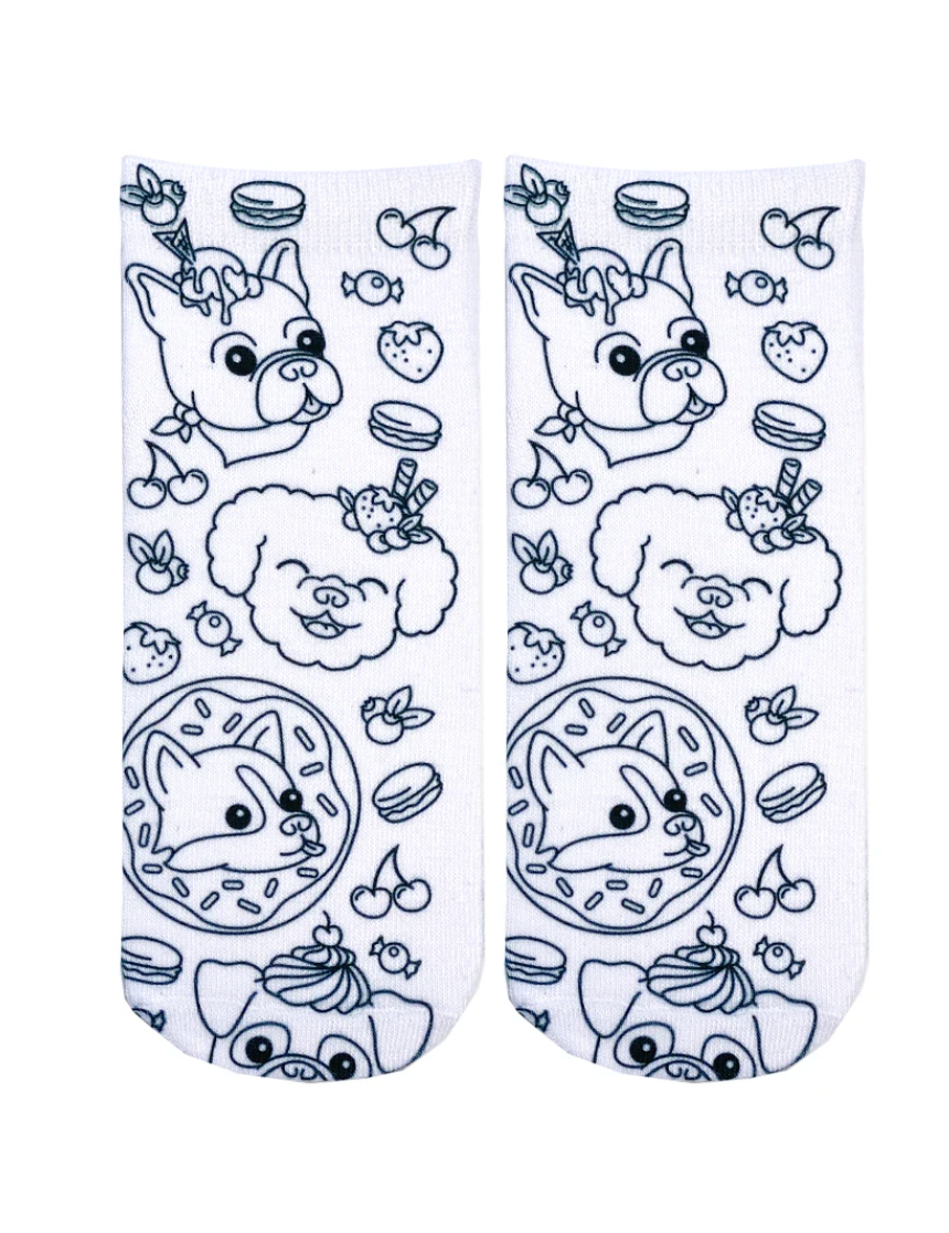 Kids- Coloring Socks