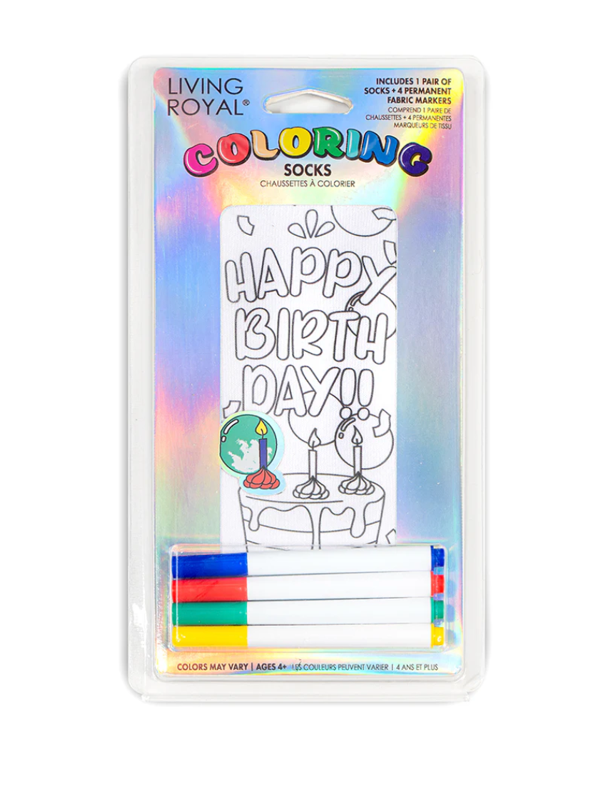 Kids- Coloring Socks