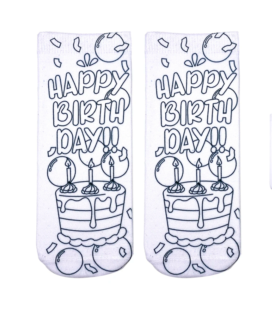 Kids- Coloring Socks