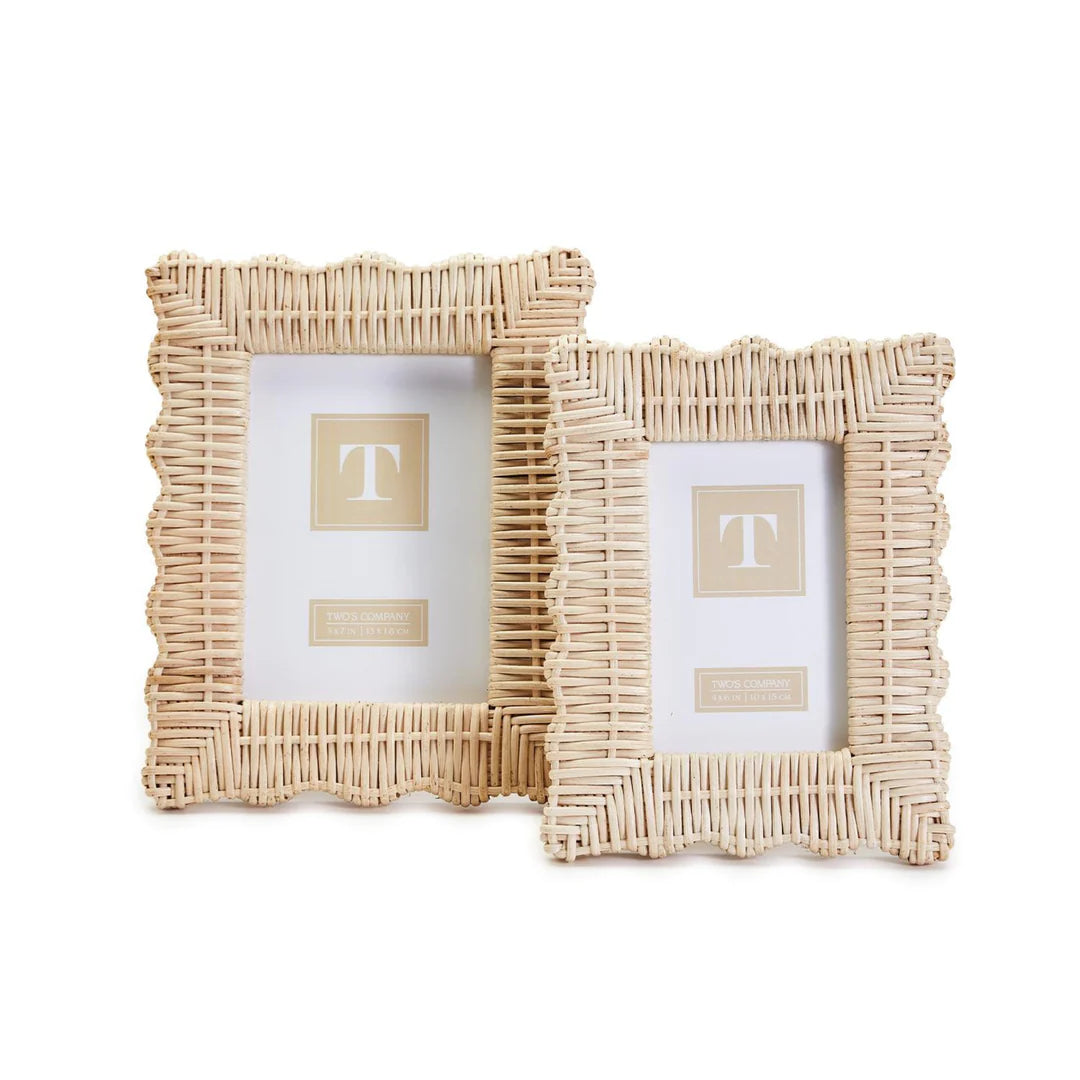 Wicker Weave Photo Frames 5x7