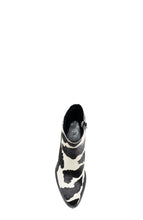 Load image into Gallery viewer, SHASTA 2 BLACK AND WHITE COWPRINT BOOTIE
