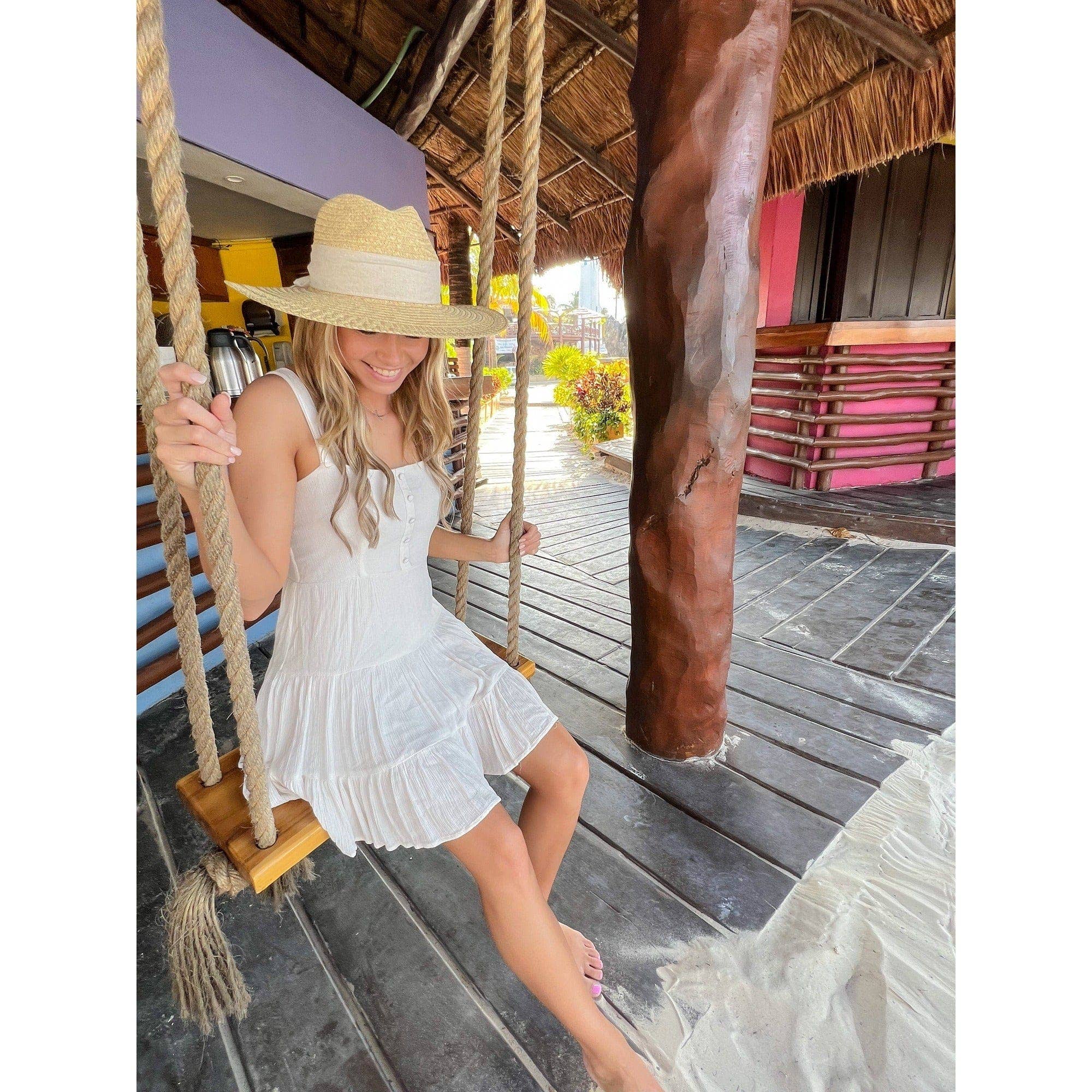 Bow Trim Panama Hat