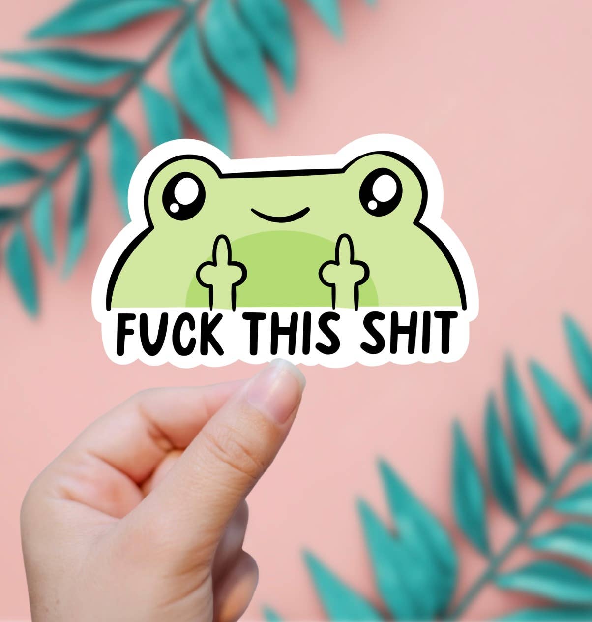 F*ck This Shit Frog Sticker