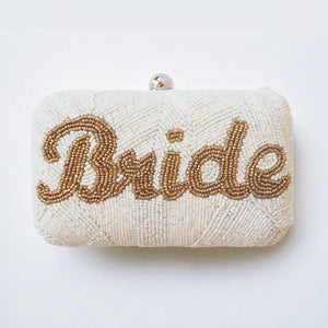 Bride Beaded Clutch Bag