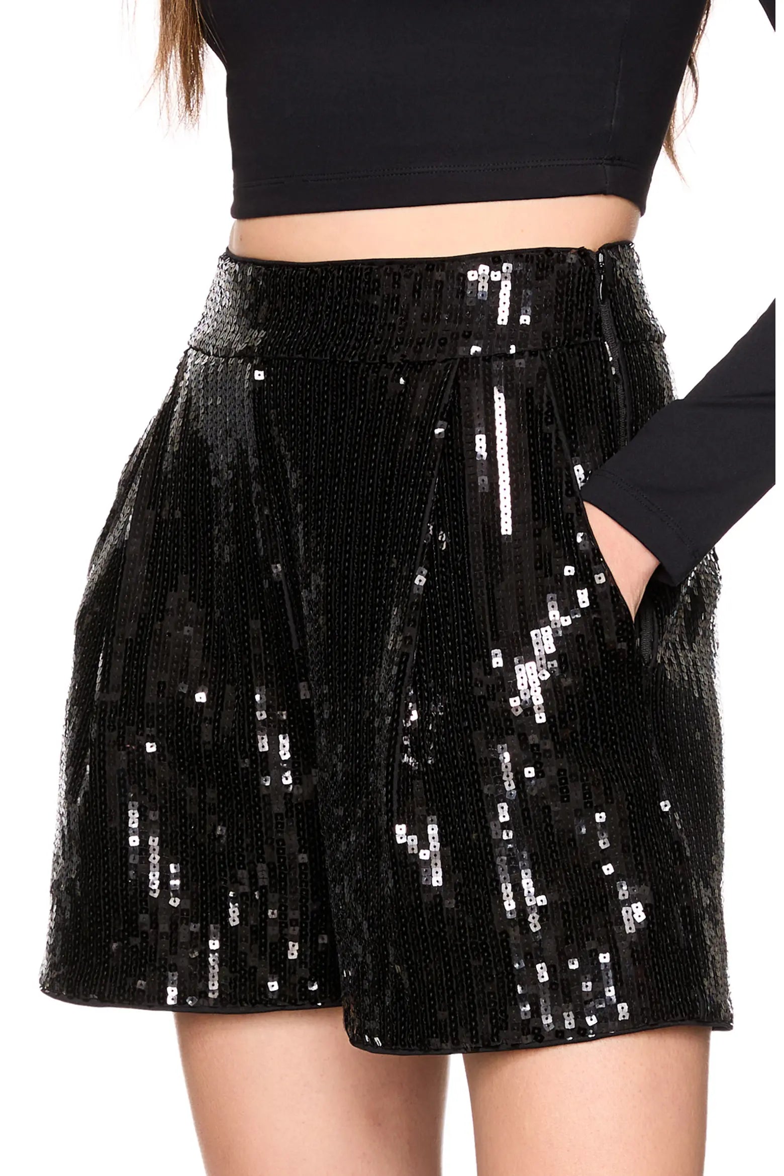 Susana Monaco Sequin Shorts 4
