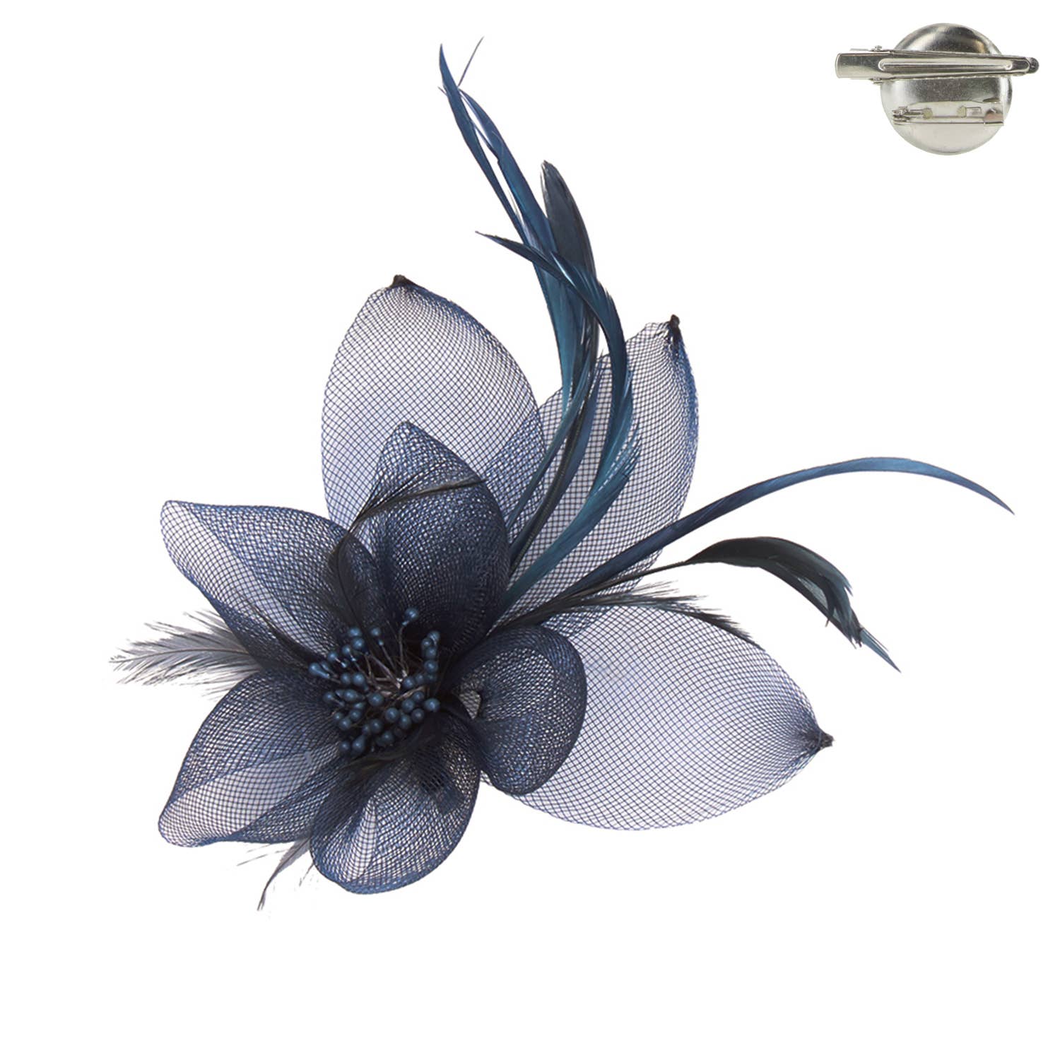 Organza Floral Mesh Fascinator