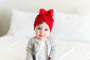 Classic Head Wrap Hat - Red