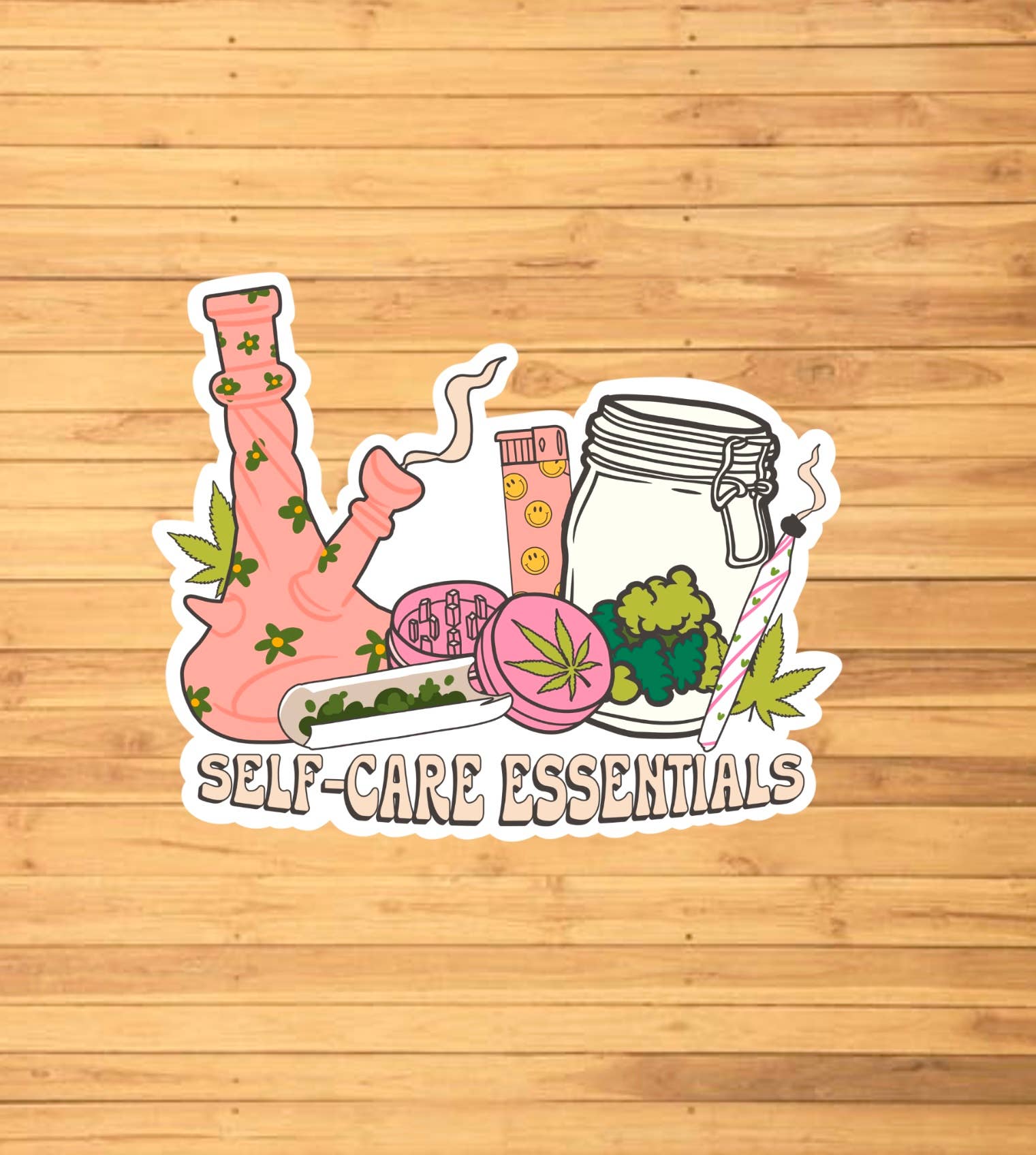 Self Care Essentials Sticker