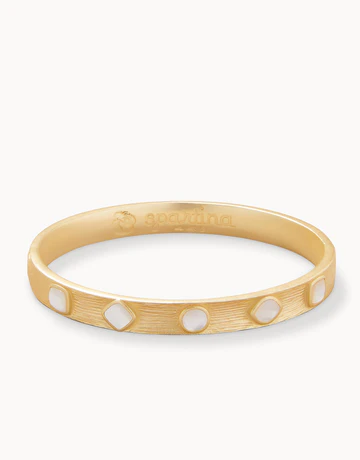 Maera Hinged Bangle Mother-of-Pearl