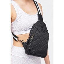 Load image into Gallery viewer, Ace - Quilted Nylon Sling Backpack