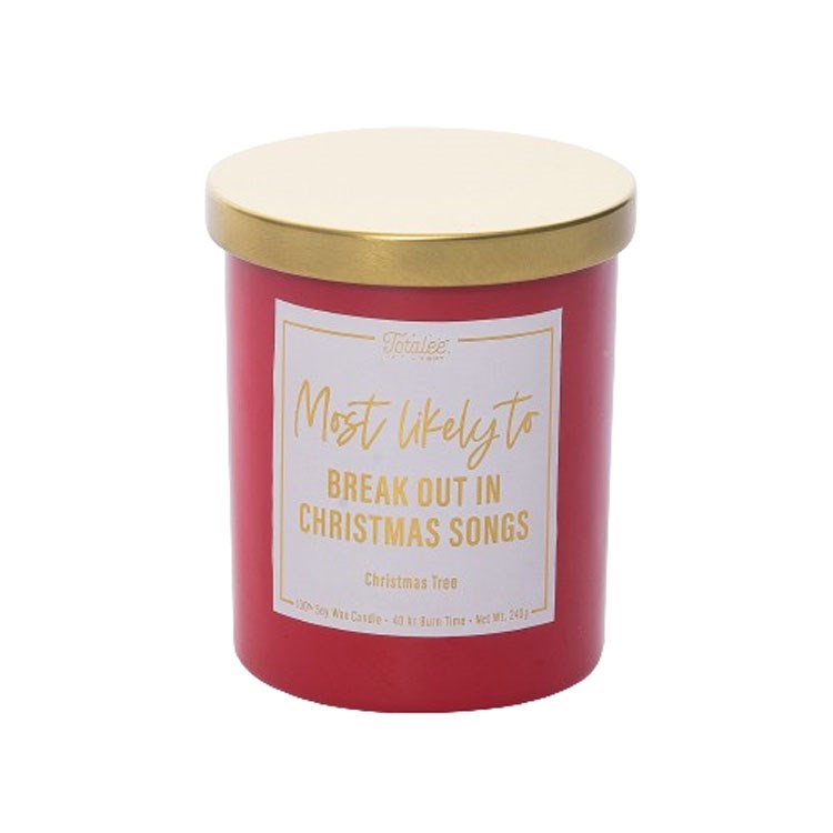 Break Out In Christmas Songs Soy CandleBreak Out In Christmas Songs Soy CandleHolidaySix Sisters Boutique-NULU