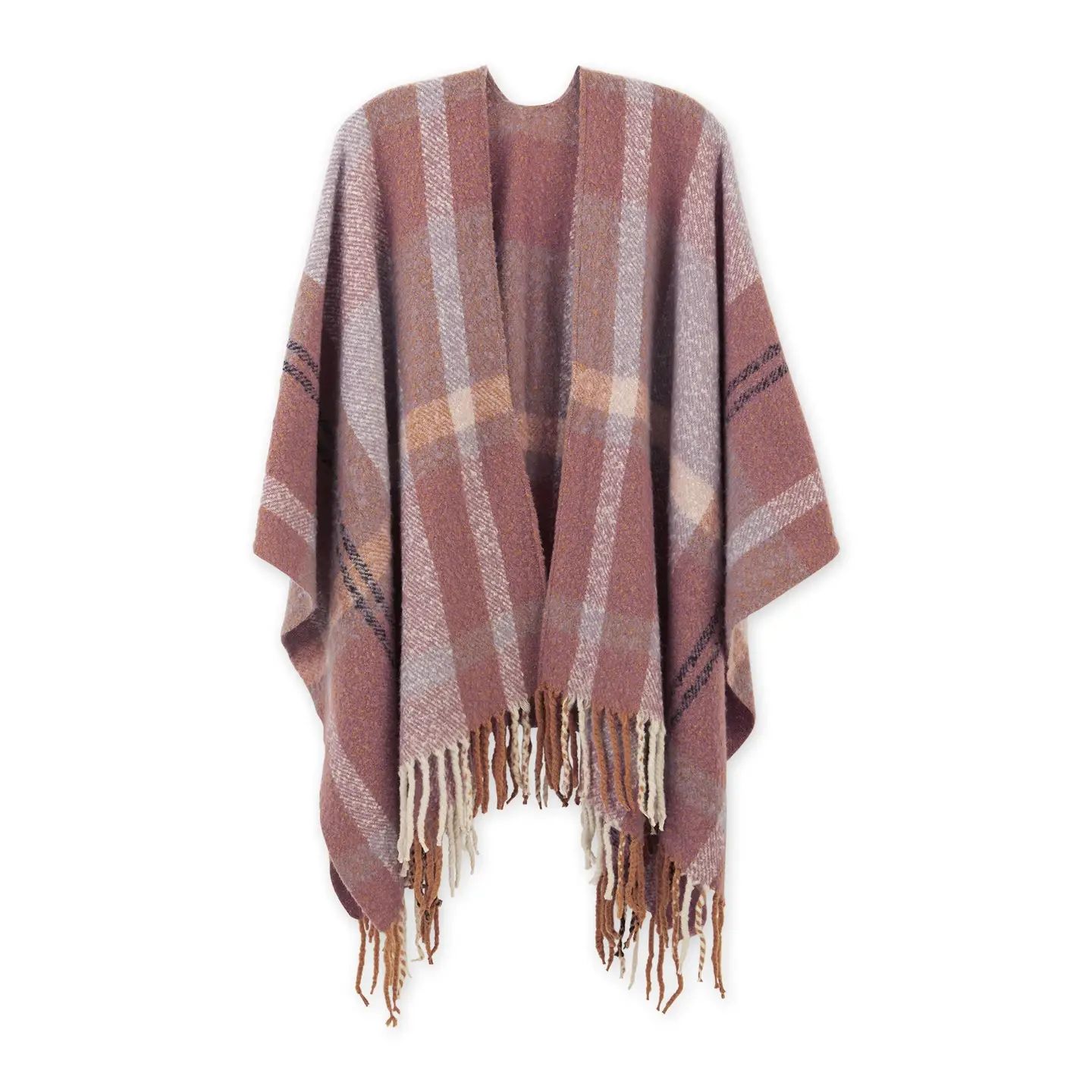 Savannah Plaid Ruana