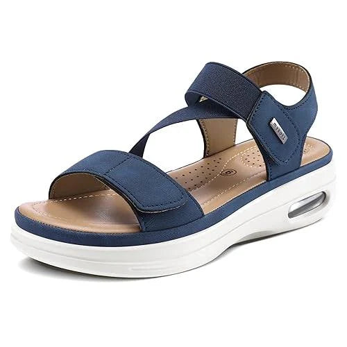 mysoft Navy Air Cushion Sandals 11