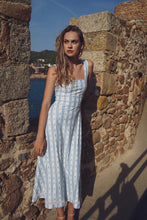 Load image into Gallery viewer, The Diana Dress - Ocean Ikat