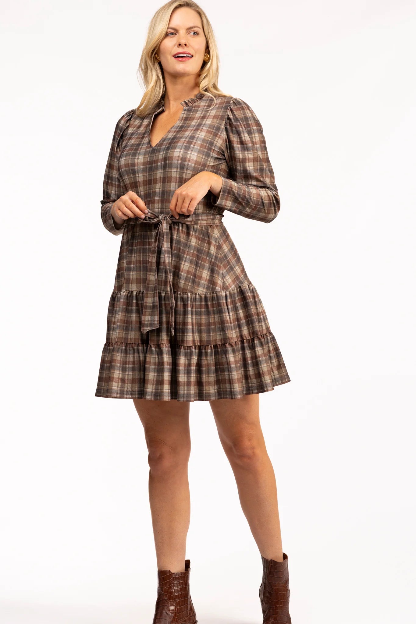 The Rosemary Dress - Professors Plaid