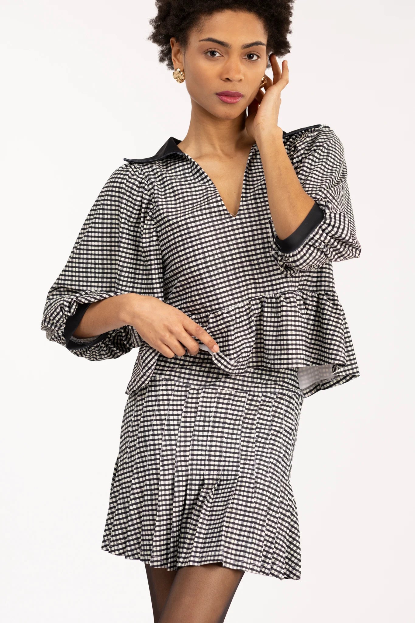 The Wren Top - French Gingham