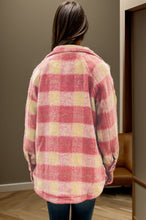 Load image into Gallery viewer, Checkered Button Up Collared Neck Jacket (Online Exclusive)