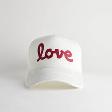 Load image into Gallery viewer, Love Recycled Trucker Valentine&#39;s Day Hat