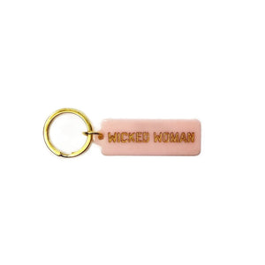 Wicked Woman Rectangle Keytag